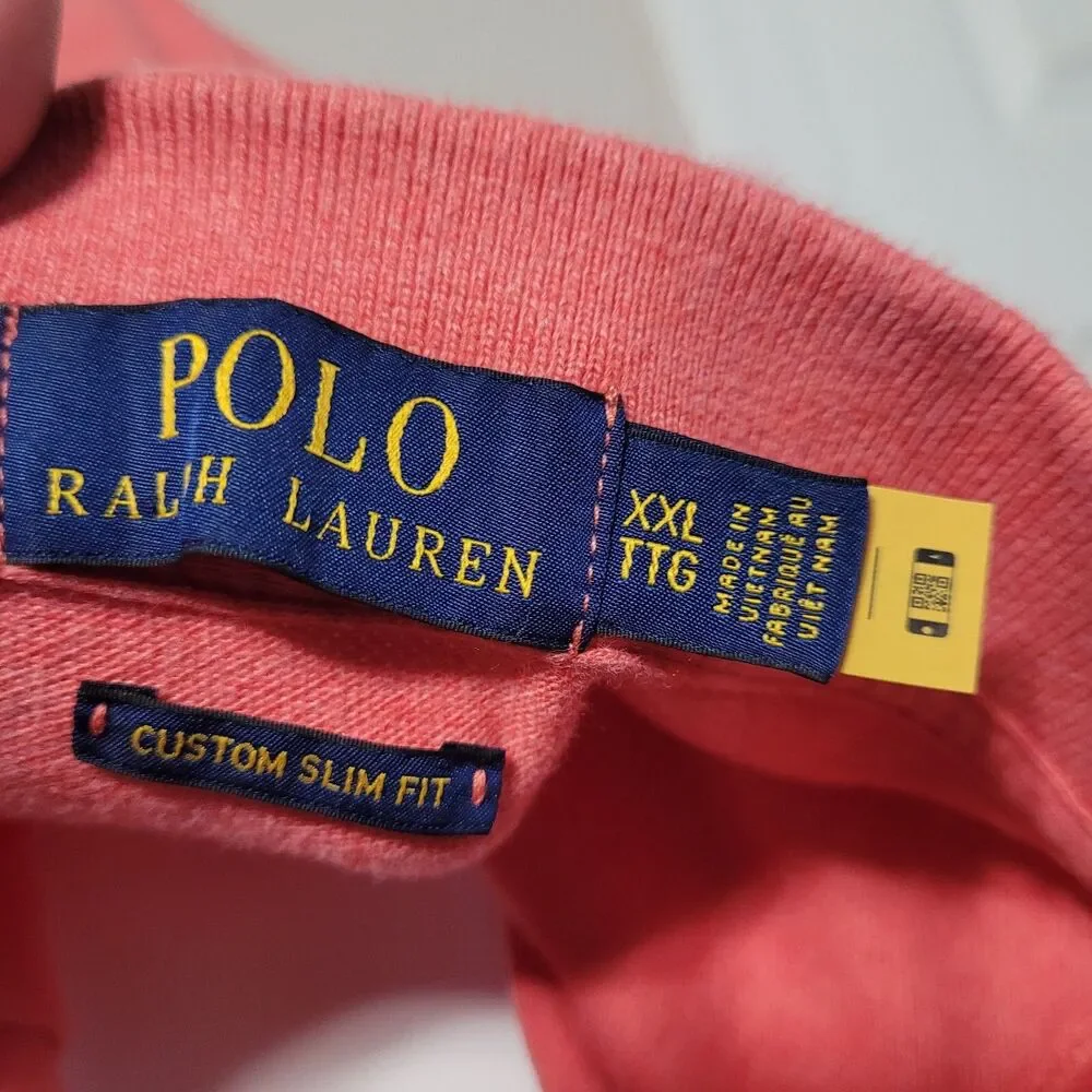 Polo Ralph Lauren XXL Polo custom slim fit shirt top men button